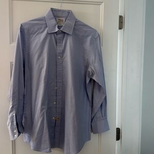 TM Lewin blue Oxford button down shirt